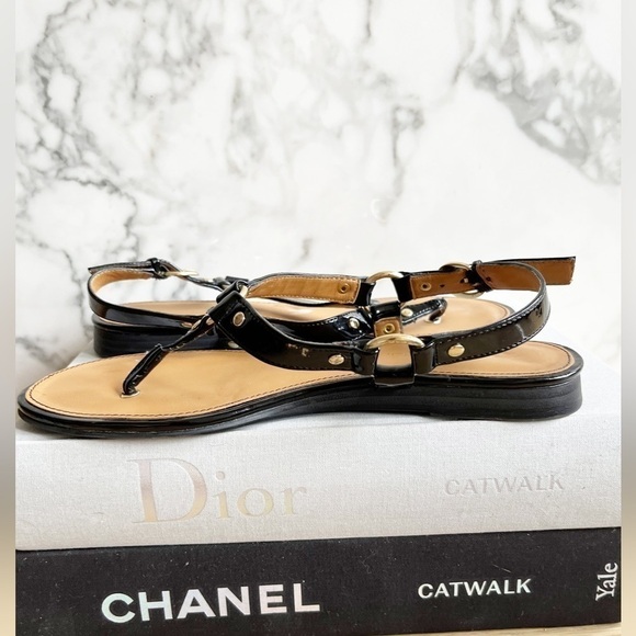 Bandolino Black and gold sandals from Nordstrom - Picture 5 of 13